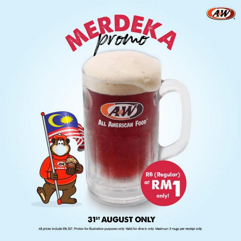 A&W National Day Promo With Root Beers At Only RM1 EverydayOnSales