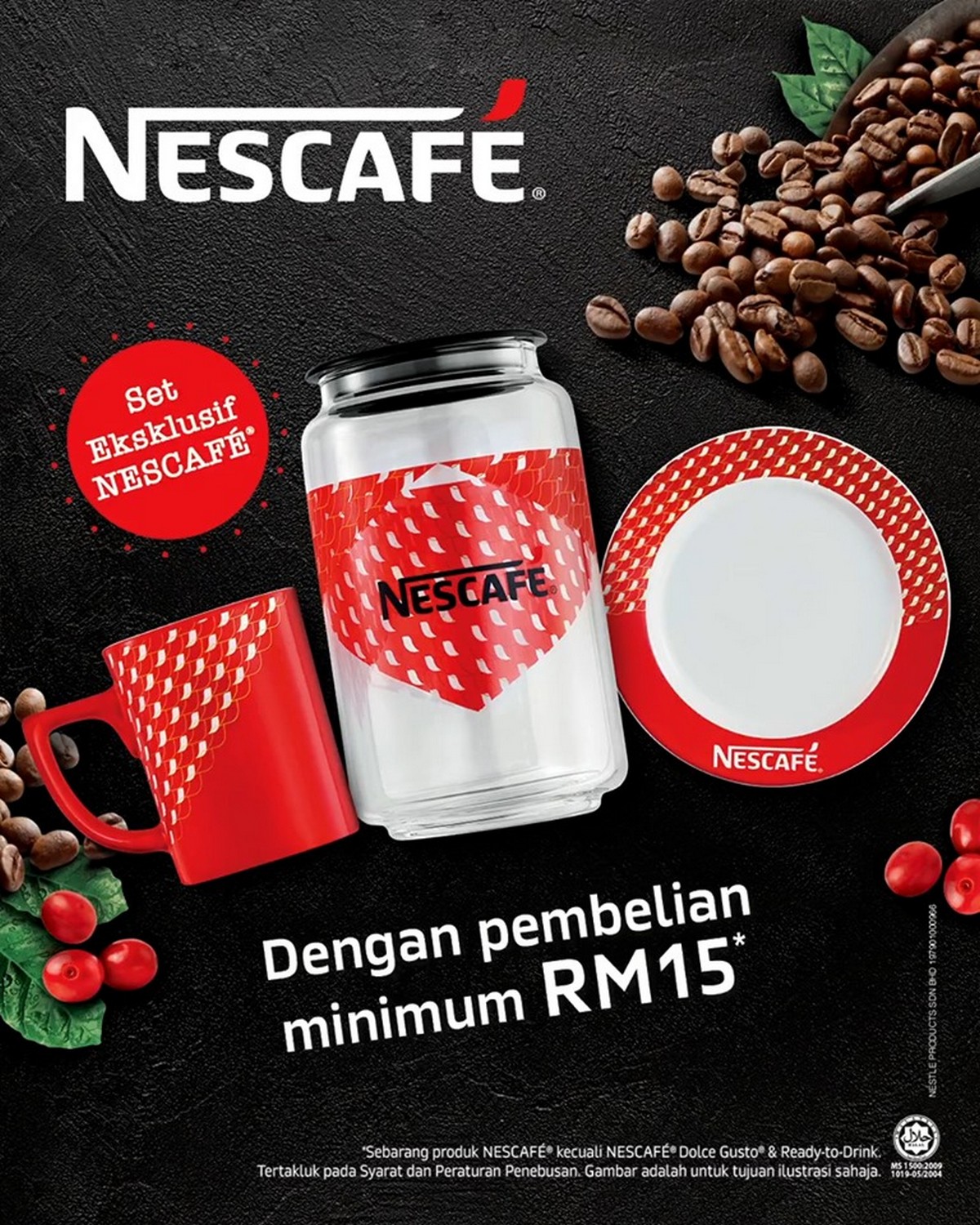 Nescafe With Free Gift of Exquisite Classic Red Mug