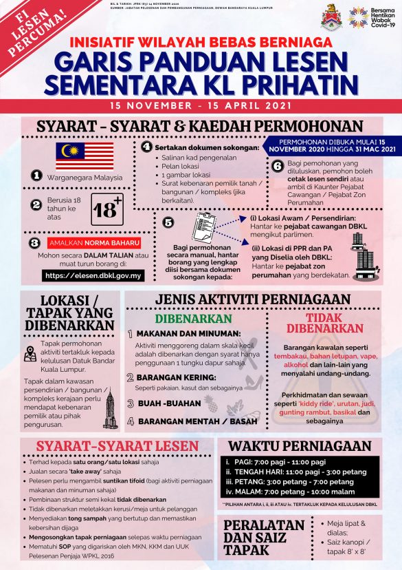 How to Apply for Temporarily Hawker License Offered by DBKL ...