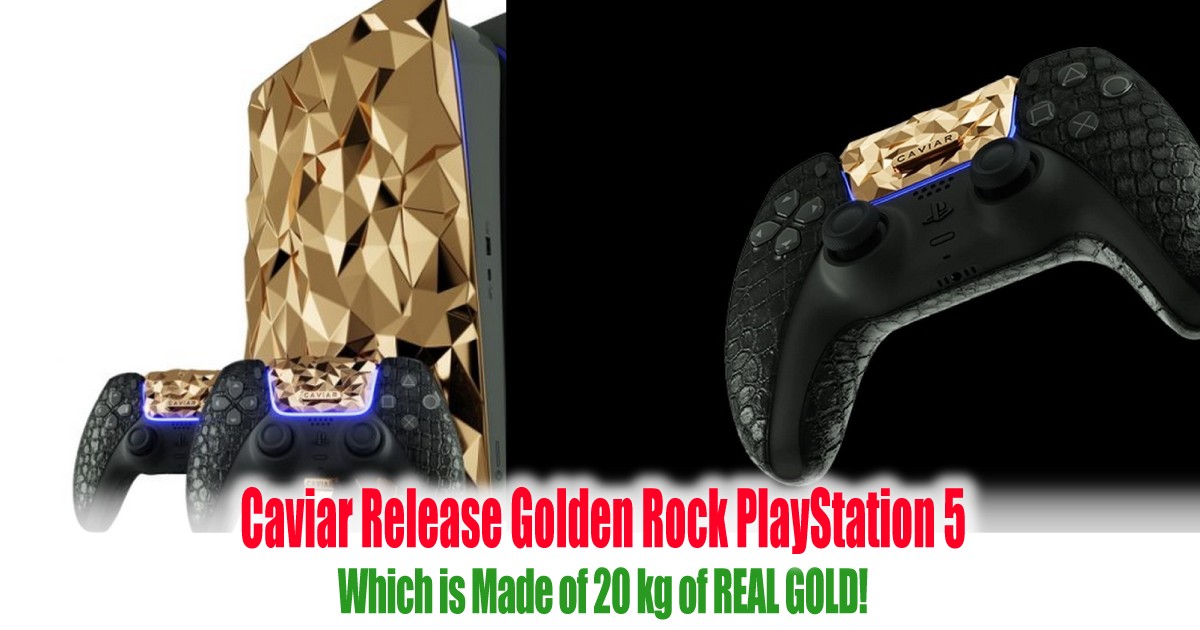 Caviar Has Launched Its Solid Gold PS5 for Over $350,000