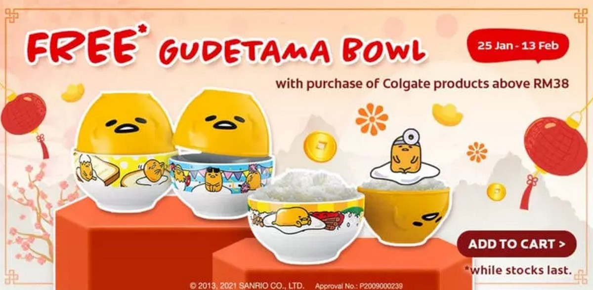 colgate gudetama bowl