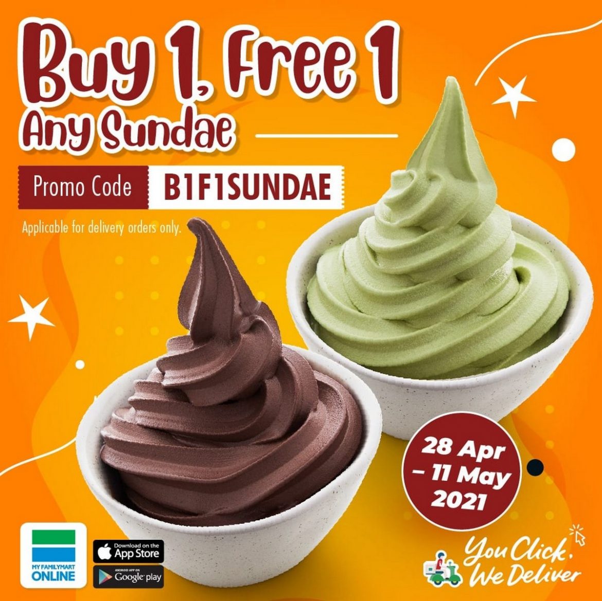 Family Mart Launch Buy 1 Free 1 IceCream Till May 11, Don't miss this