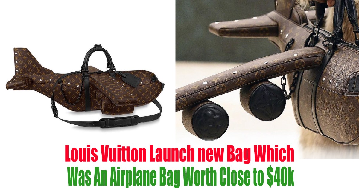 Louis Vuitton Launches A $39,000 Airplane-Shaped Bag For Fall