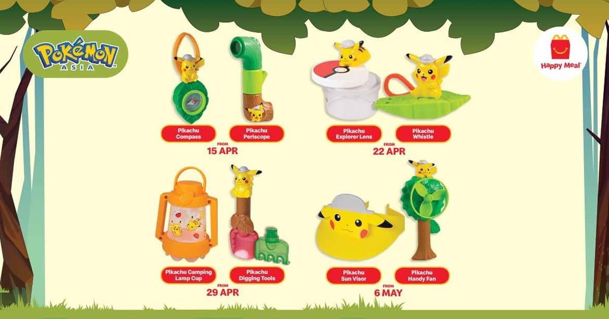 happy meal pikachu