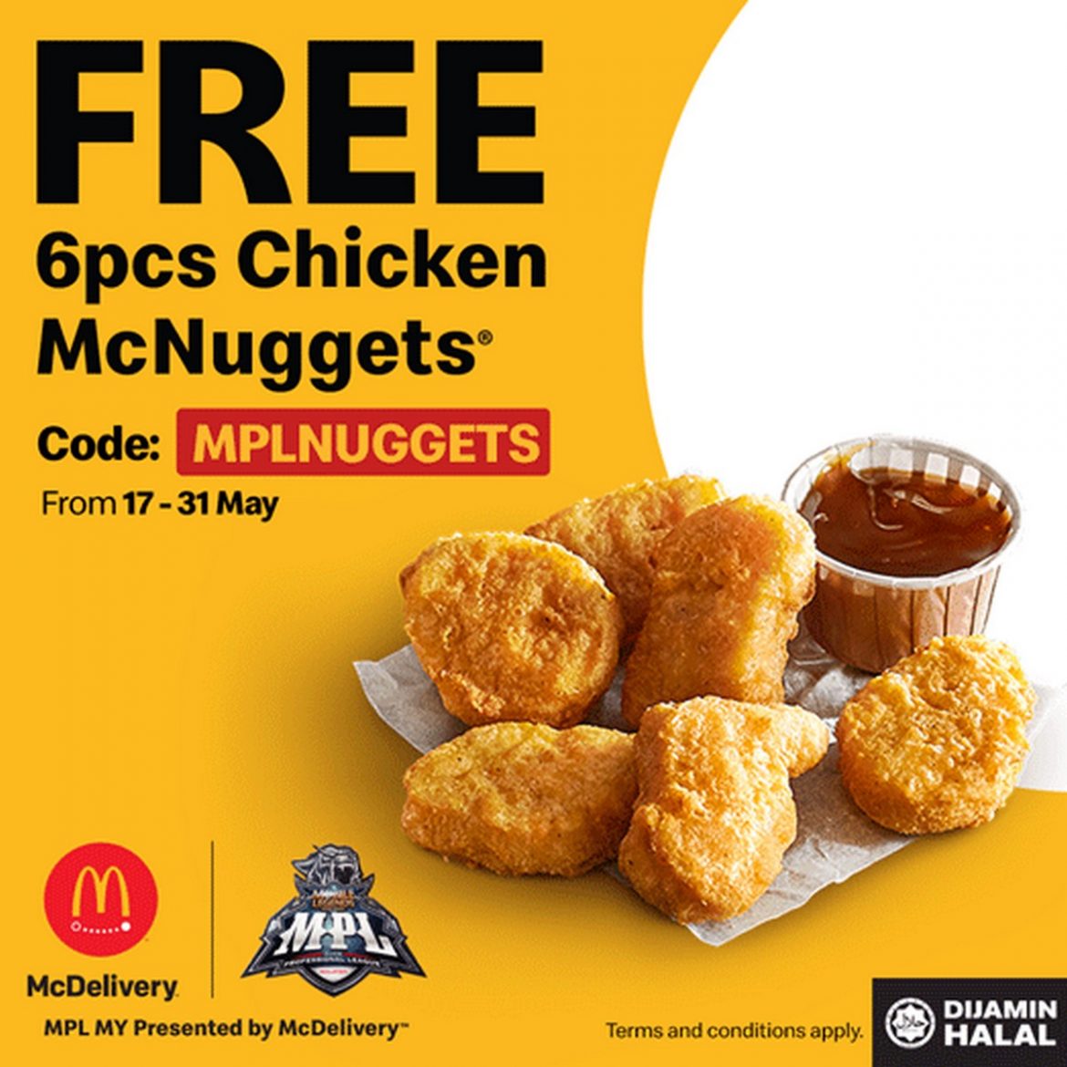 mcdonald promo code free nugget