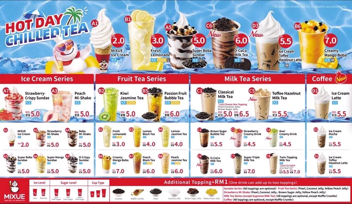 Mixue Malaysia Discontinues 12 Popular Drinks & Ice Creams – Major Menu ...